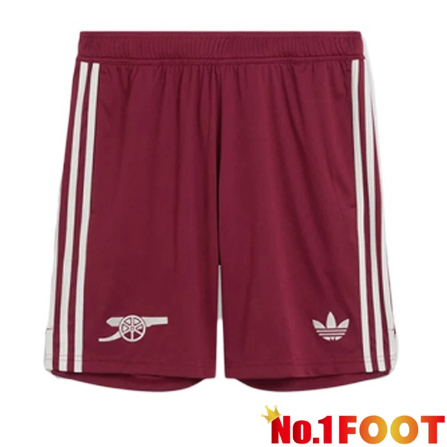 Arsenal Third Soccer Shorts Brown 2025/2026