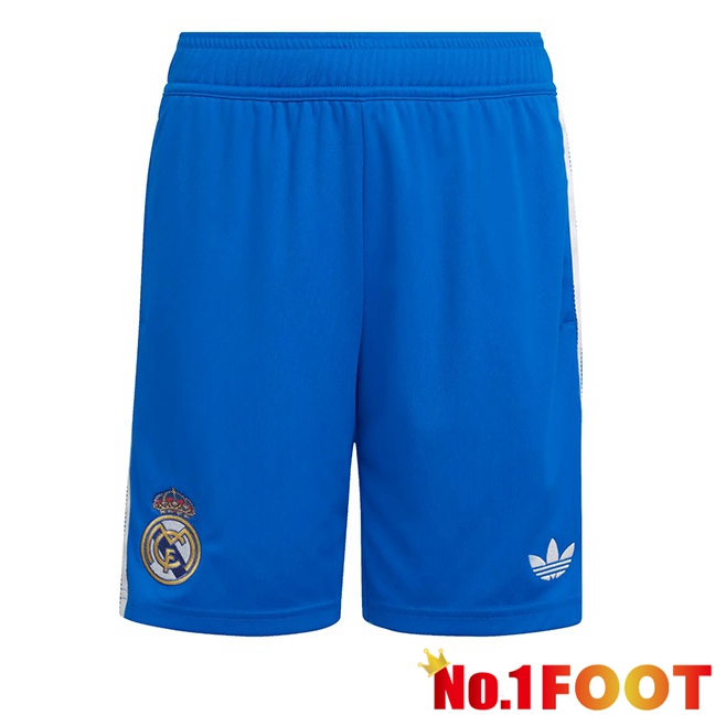 Real Madrid Third Soccer Shorts Blue 2025/2026