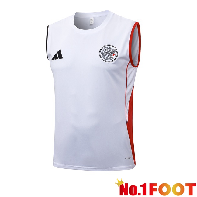 AFC Ajax Soccer Vest White 2025/2026