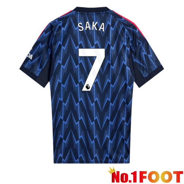 Arsenal (SAKA 7) Away Soccer Jersey Blue Royal 2025/2026