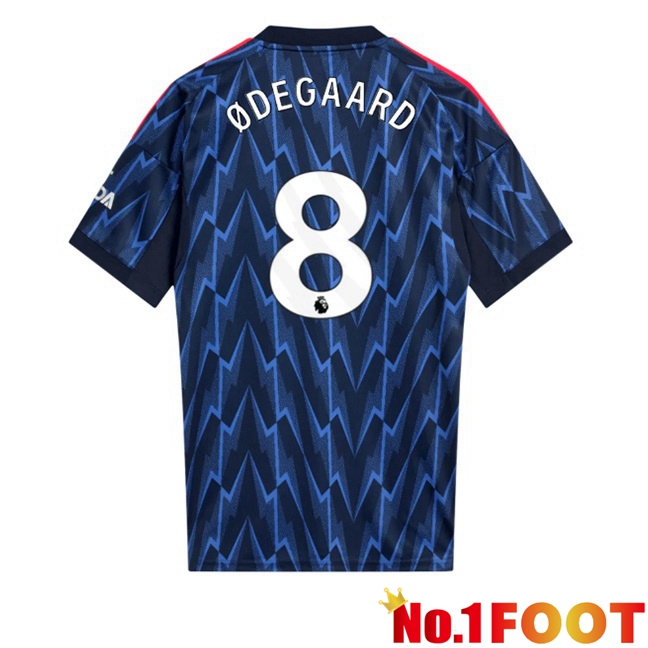Arsenal (ØDEGAARD 8) Away Soccer Jersey Blue Royal 2025/2026