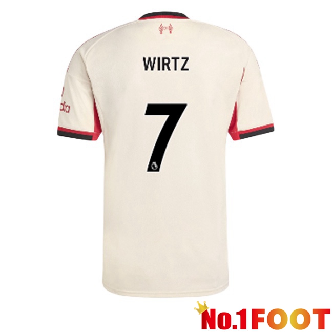 FC Liverpool (WIRTZ 7) Away Soccer Jersey Yellow 2025/2026