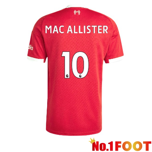 FC Liverpool (MAC ALLISTER 10) Home Soccer Jersey Red 2025/2026