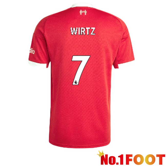 FC Liverpool (WIRTZ 7) Home Soccer Jersey Red 2025/2026