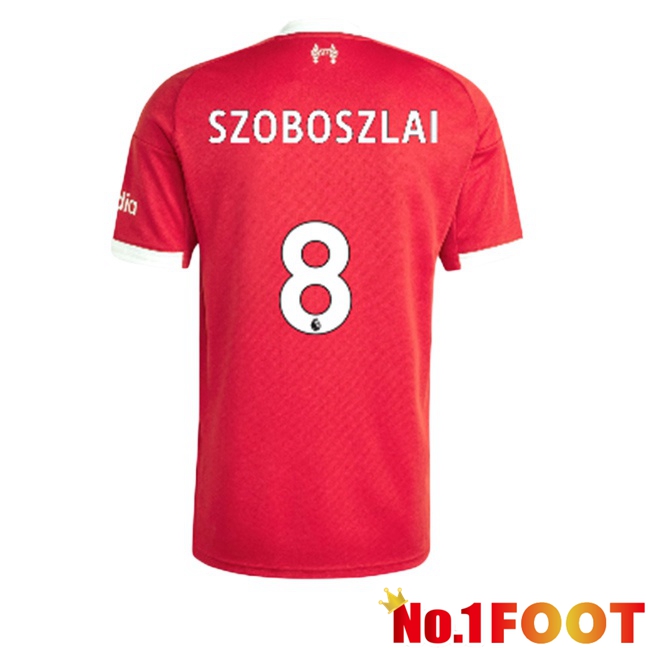 FC Liverpool (SZOBOSZLAI 8) Home Soccer Jersey Red 2025/2026