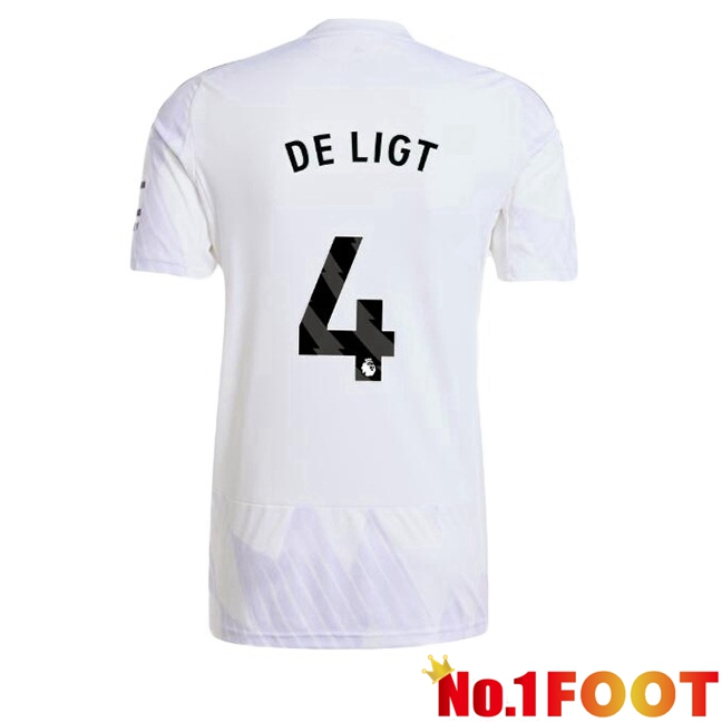 Manchester United (DE LIGT 4) Away Soccer Jersey White 2025/2026