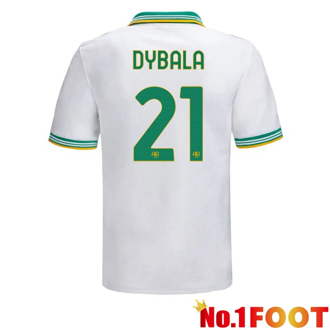 AS Rome (DYBALA 21) Third Soccer Jersey White 2025/2026