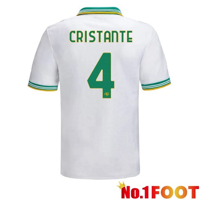 AS Rome (CRISTANTE 4) Third Soccer Jersey White 2025/2026