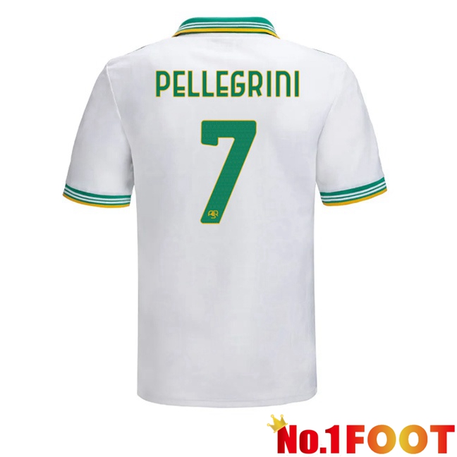 AS Rome (PELLEGRINI 7) Third Soccer Jersey White 2025/2026