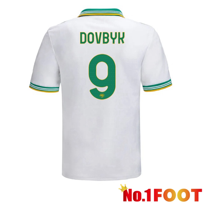AS Rome (DOVBYK 9) Third Soccer Jersey White 2025/2026