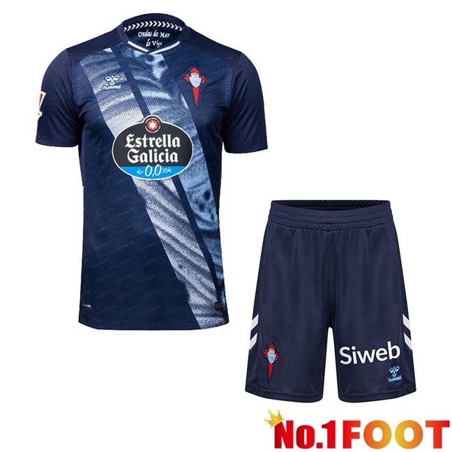 Celta Vigo Kids Away Soccer Jersey Blue Royal 2025/2026
