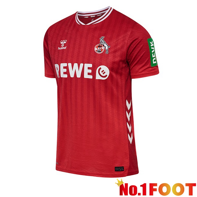 FC Koln Away Soccer Jersey Red 2025/2026