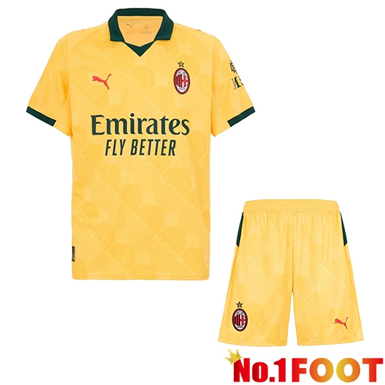AC Milan Kids Third Soccer Jersey 2025/2026