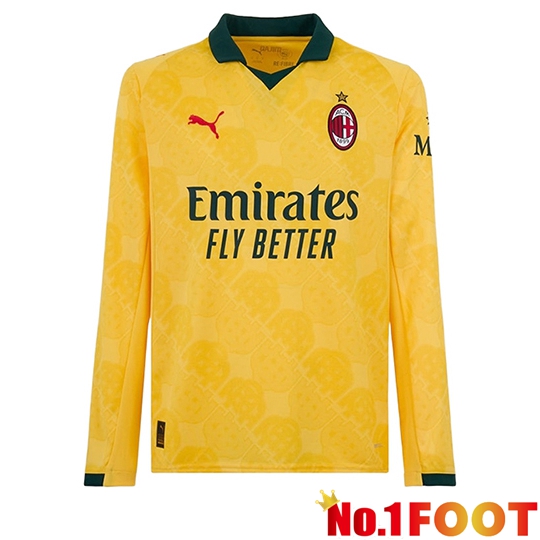 AC Milan Third Soccer Jersey Long sleeve 2025/2026