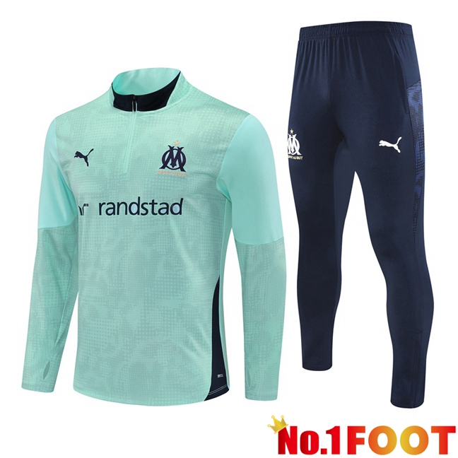 Marseille OM kit Training Tracksuit Green 2025/2026