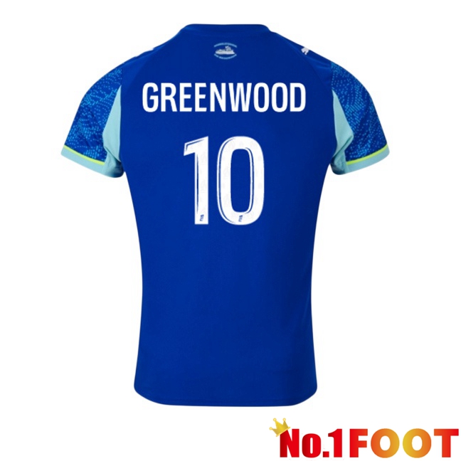 Marseille OM (GREENWOOD 10) Third Soccer Jersey Blue 2025/2026