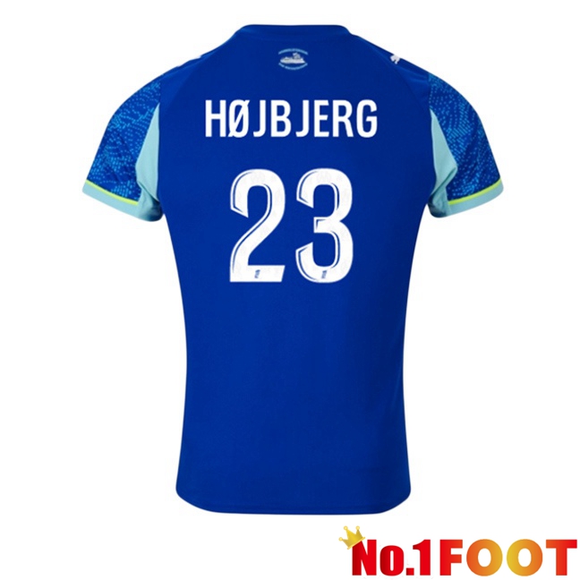 Marseille OM (HØJBJERG 23) Third Soccer Jersey Blue 2025/2026