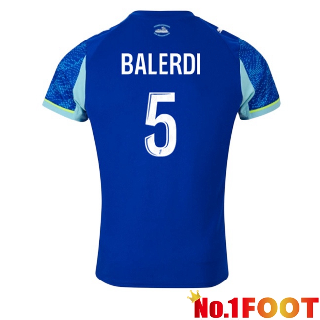 Marseille OM (BALERDI 5) Third Soccer Jersey Blue 2025/2026