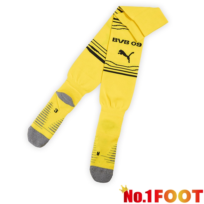 Dortmund BVB Home Soccer Socks Yellow 2025/2026