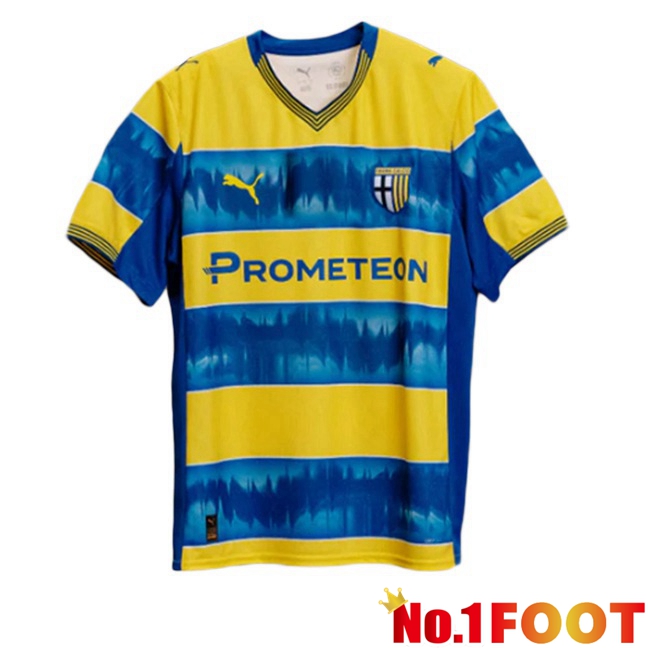 Parma Calcio Away Soccer Jersey Yellow Blue 2025/2026