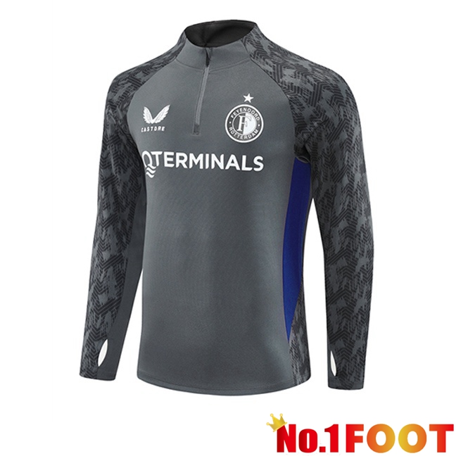 Feyenoord Training Sweatshirt Grey 2025/2026