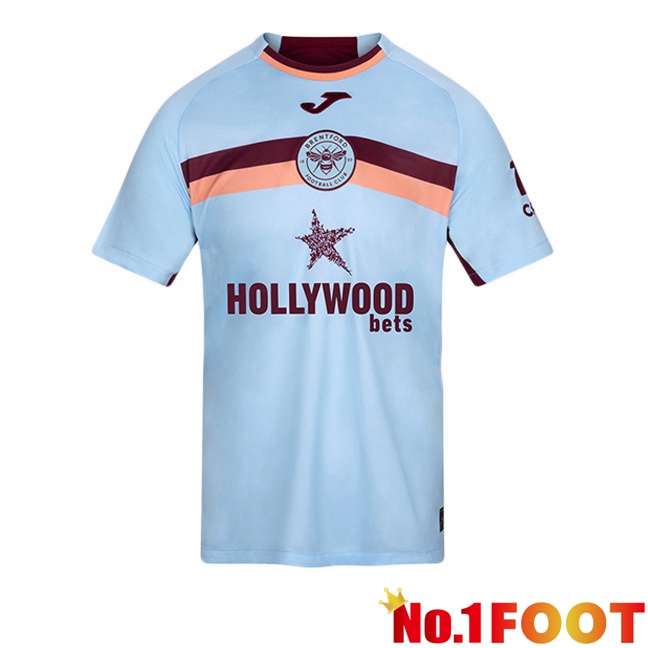 Brentford FC Third Soccer Jersey Blue 2025/2026