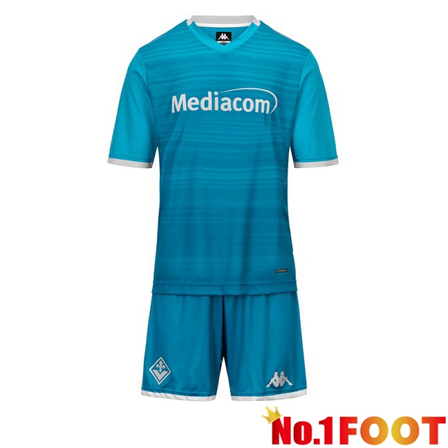 ACF Fiorentina Kids Third Soccer Jersey Blue 2025/2026
