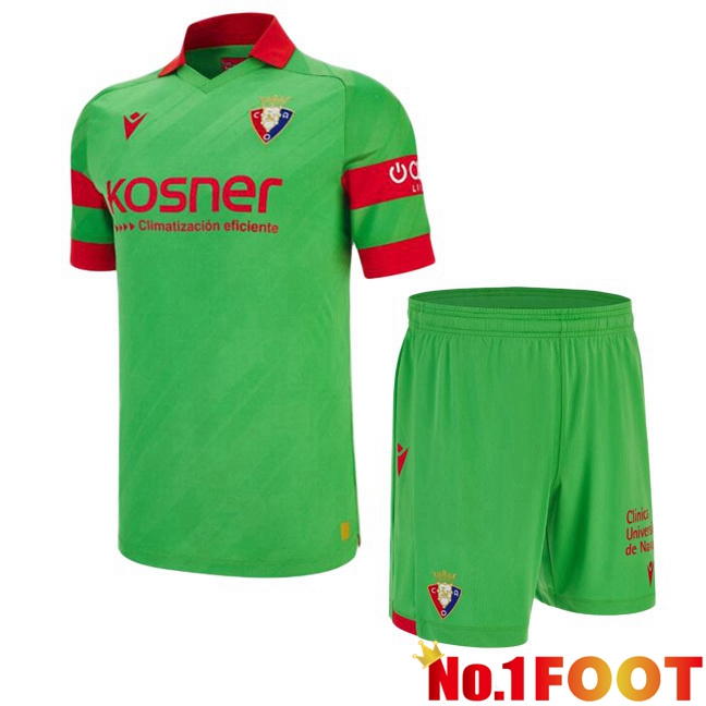CA Osasuna Kids Away Soccer Jersey Green 2025/2026