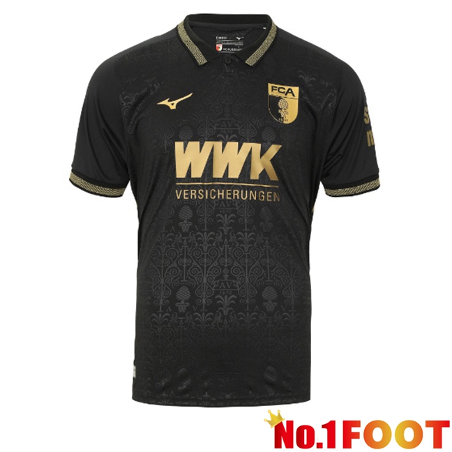 FC Augsburg Third Soccer Jersey Black 2025/2026