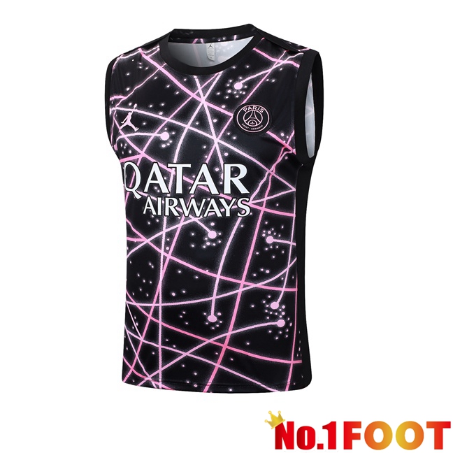 Jordan Paris PSG Soccer Vest Black 2025/2026