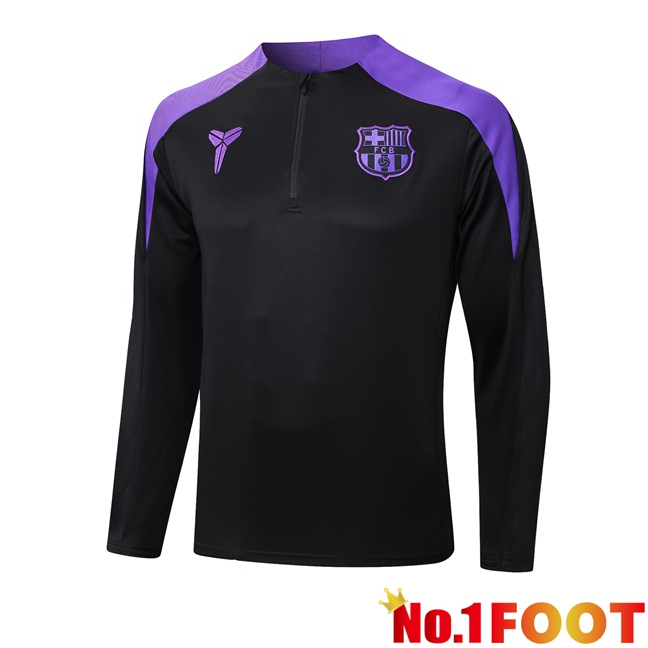 FC Barcelona Training Sweatshirt Black Purple 2025/2026