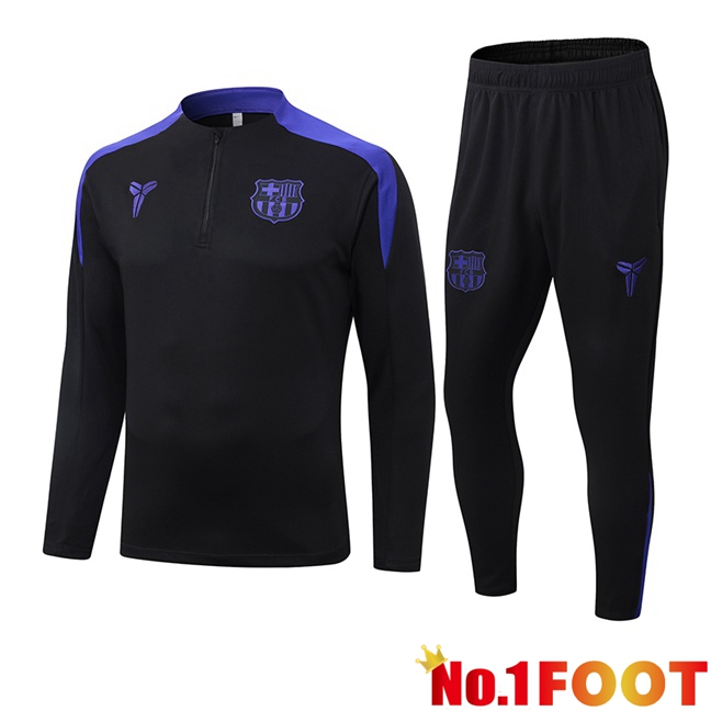 FC Barcelona kit Training Tracksuit Black Blue 2025/2026