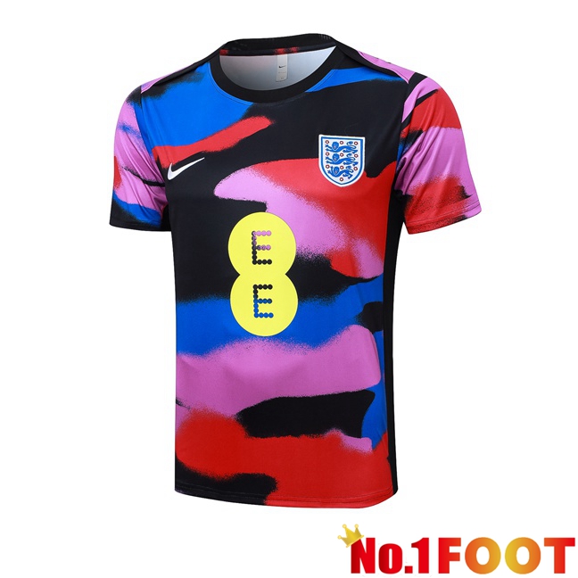 England Training T Shirt Blue Red Black 2025/2026