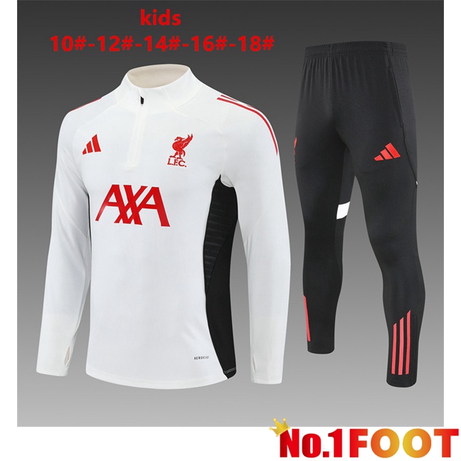 FC Liverpool Kids kit Training Tracksuit White 2025/2026