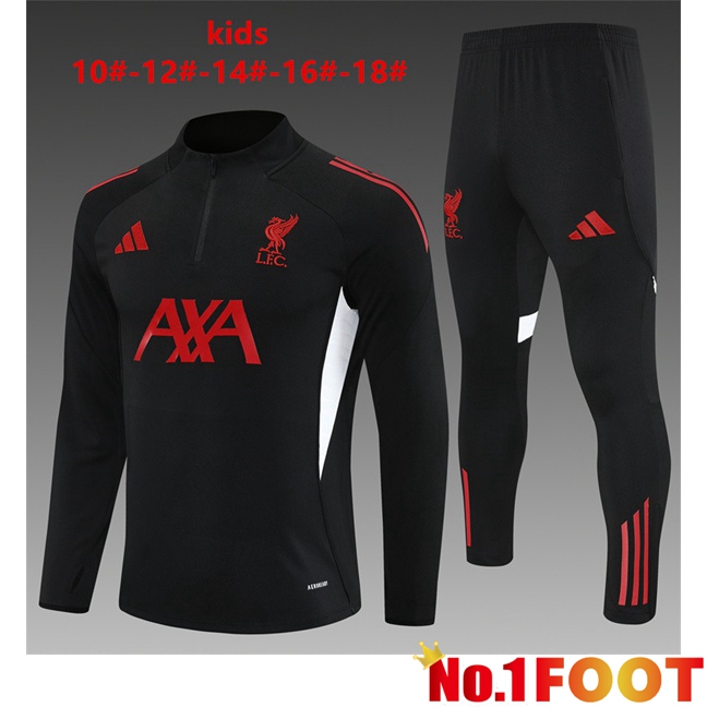 FC Liverpool Kids kit Training Tracksuit Black 2025/2026