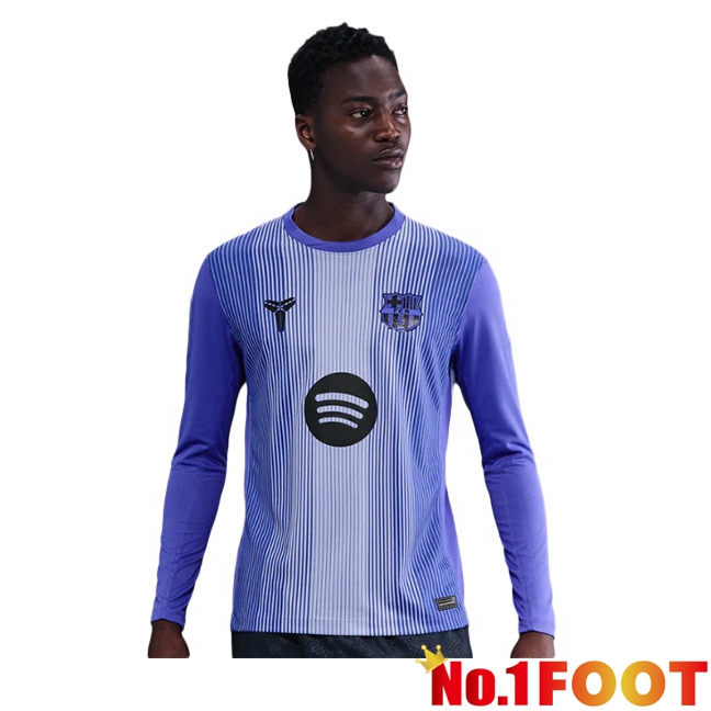 FC Barcelona Goalkeeper Soccer Jersey Long sleeve Purple 2025/2026