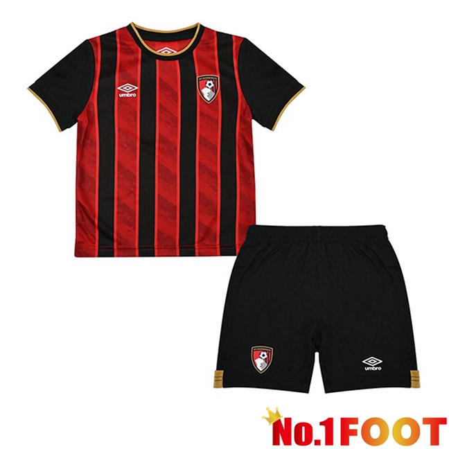 AFC Bournemouth Kids Home Soccer Jersey Red 2025/2026