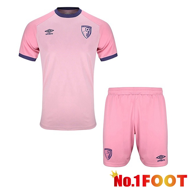 AFC Bournemouth Kids Third Soccer Jersey Pink 2025/2026