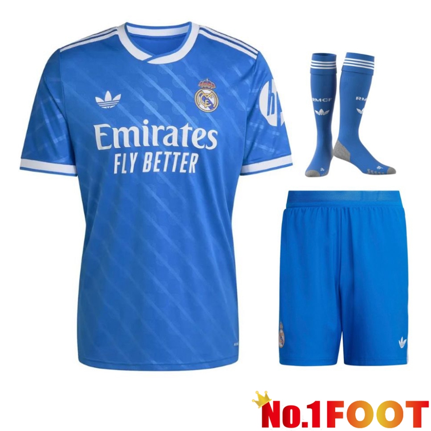 Real Madrid Third kit Soccer Jersey (Shorts + Socks) 2025/2026
