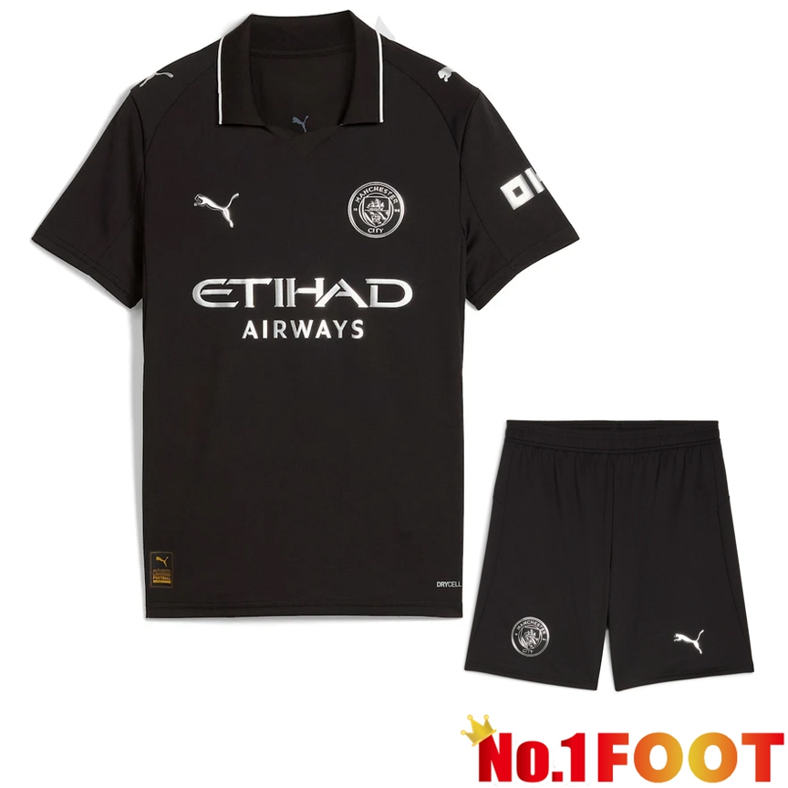 Manchester City Away kit Soccer Jersey + Shorts 2025/2026