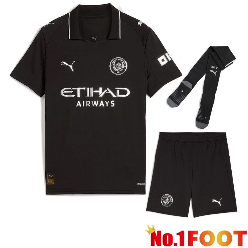 Manchester City Away kit Soccer Jersey (Shorts + Socks) 2025/2026