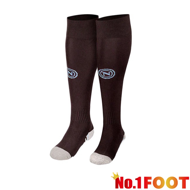 SSC Napoli Third Soccer Socks Brown 2025/2026