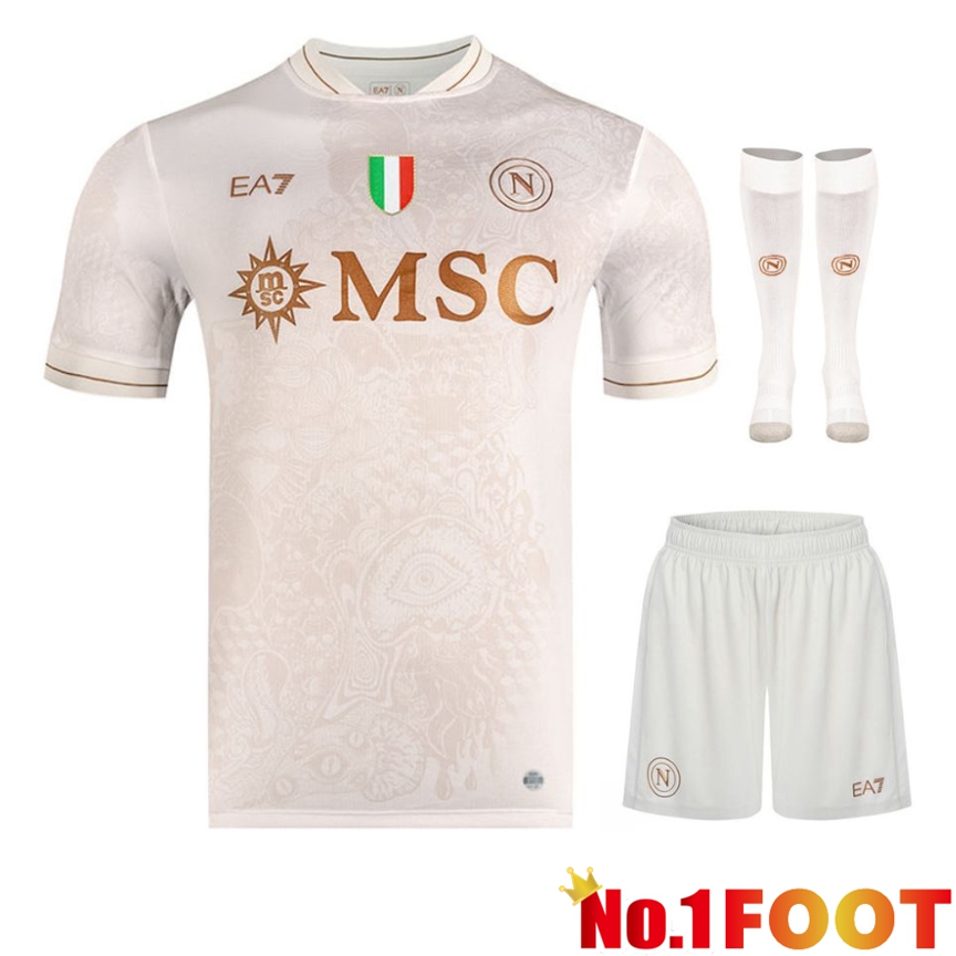 SSC Napoli Away kit Soccer Jersey (Shorts + Socks) 2025/2026