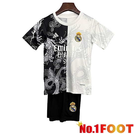 Real Madrid Kids Soccer Jersey Special Edition Black/White 2025/2026