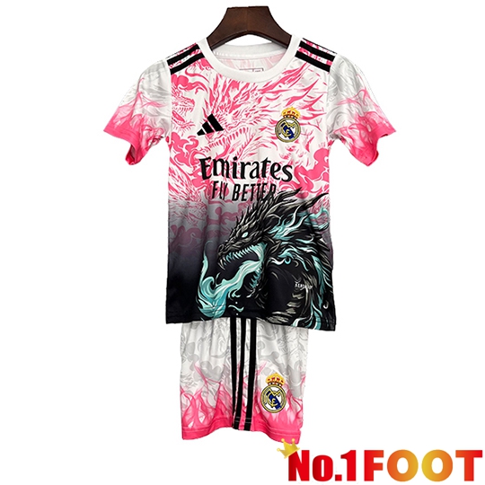 Real Madrid Kids Soccer Jersey Special Edition Pink 2025/2026