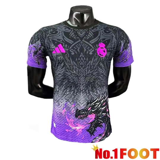 Real Madrid Soccer Jersey Special Edition Black/Purple 2025/2026