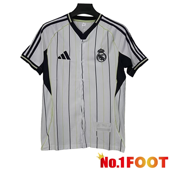 Real Madrid Soccer Jersey Special Edition White/Black 2025/2026