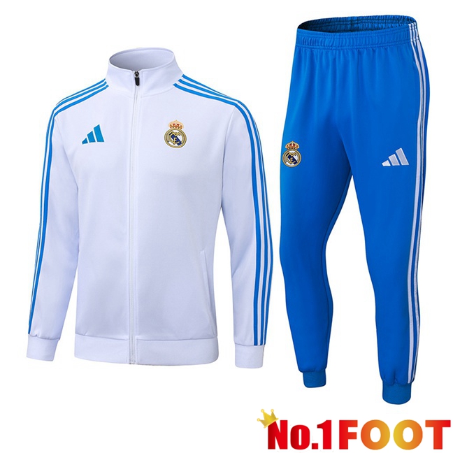 Real Madrid kit Training Tracksuit - Training Jacket White 2025/2026