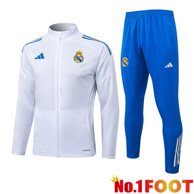Real Madrid kit Training Tracksuit - Training Jacket White 2025/2026