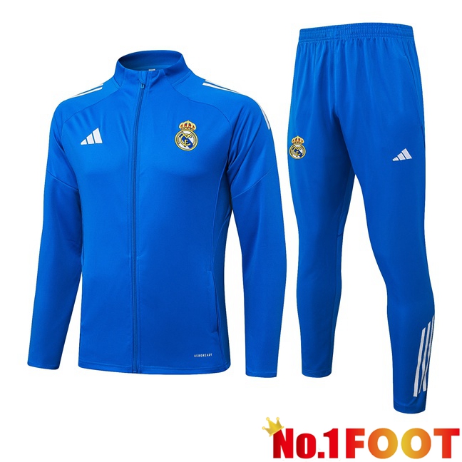 Real Madrid kit Training Tracksuit - Training Jacket Blue 2025/2026